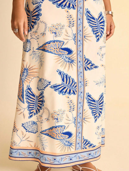 St. Barth Escape Halter Maxi Dress